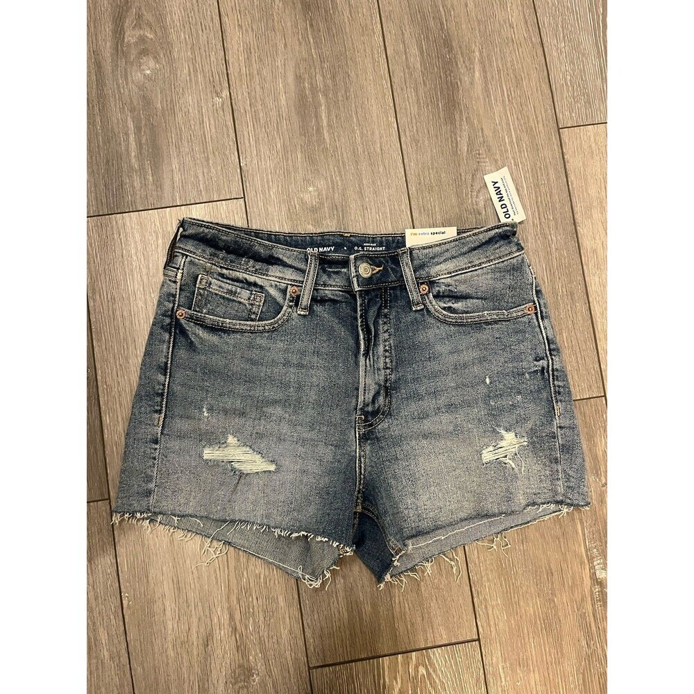 Old navy Denim Jean Shorts Distressed Size 6